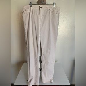 Gap 1969 Always Skinny Cream Color Jeans Size 33 Preowned